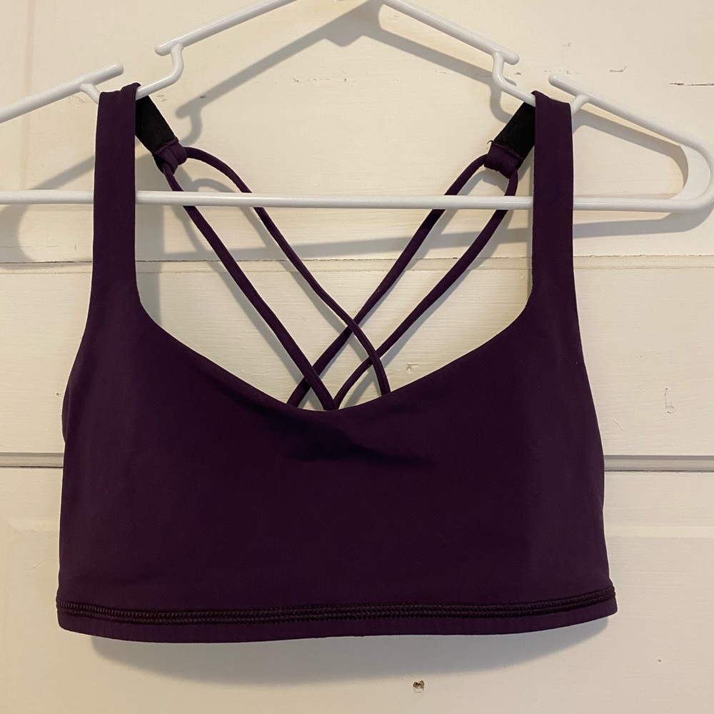 Plum lululemon bra